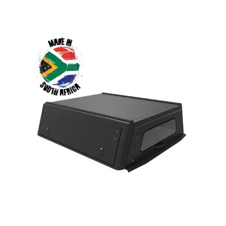 Hardtop Explorer noir lisse Toyota Hilux 2005-2015 double cabine Alu-Cab